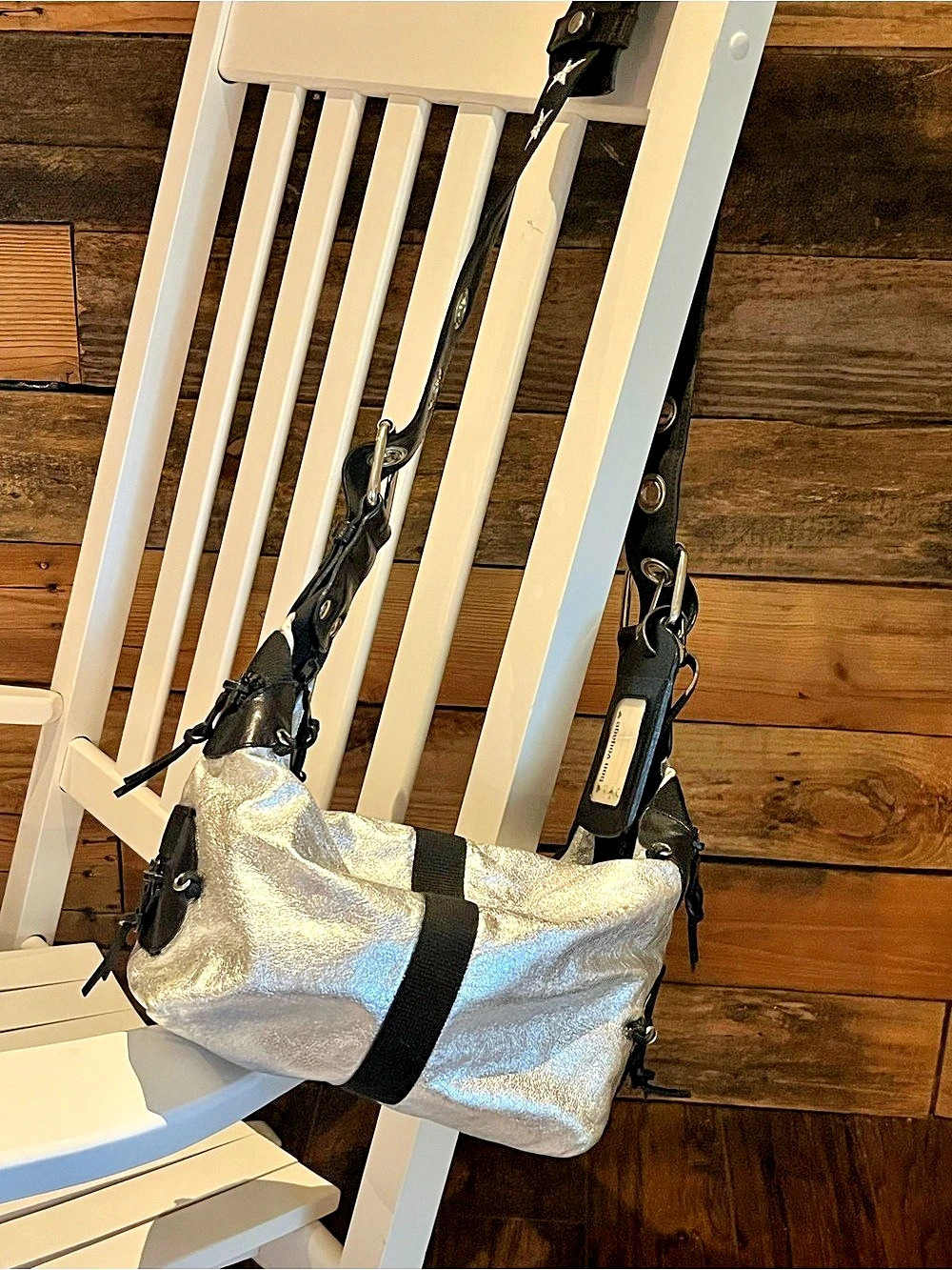 Chloé Metallic Silver Shoulder Bag